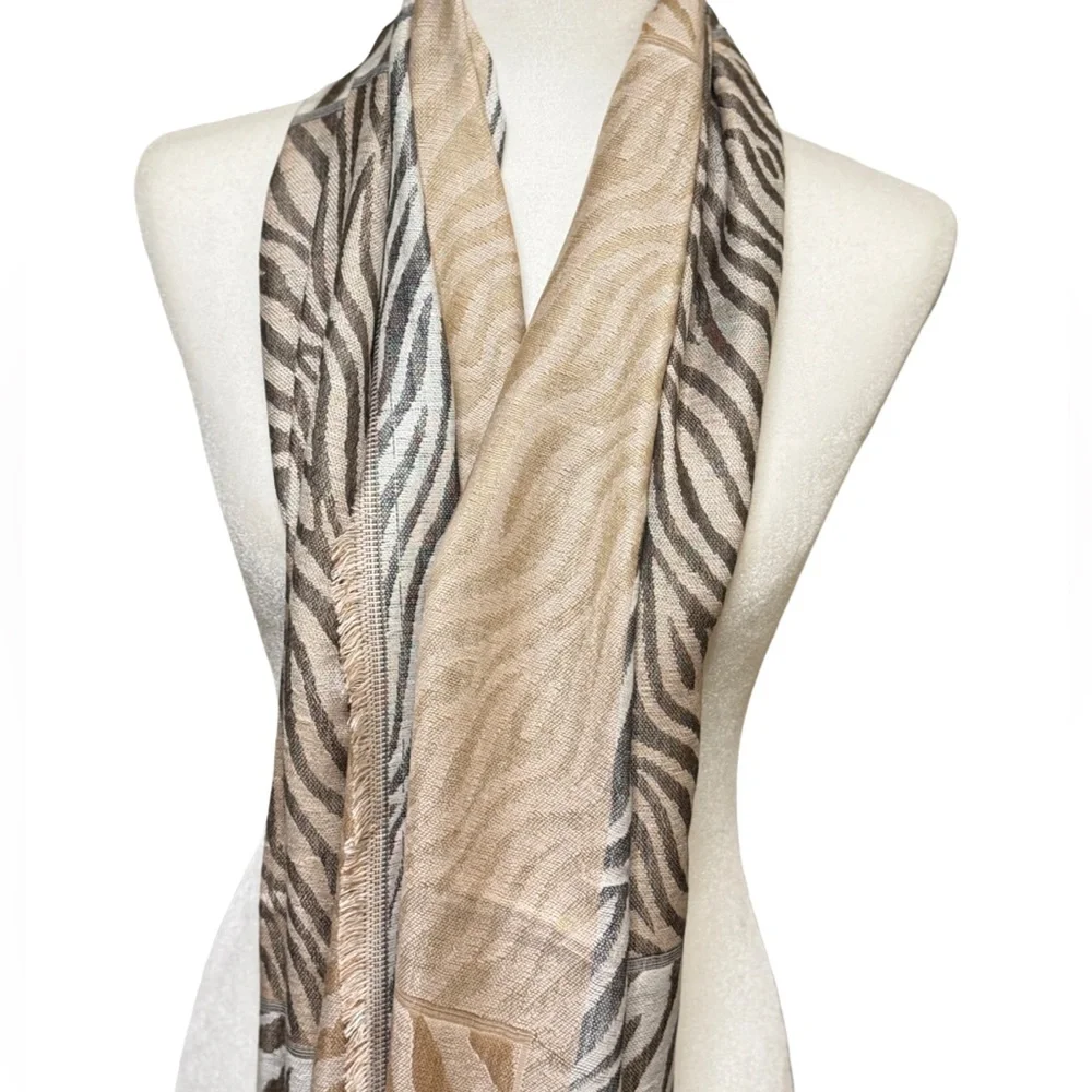 Zebra Animal Pattern Shawl Scarf